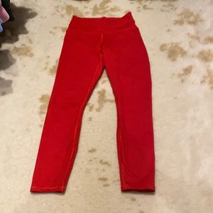 Fablwtics red xs leggings